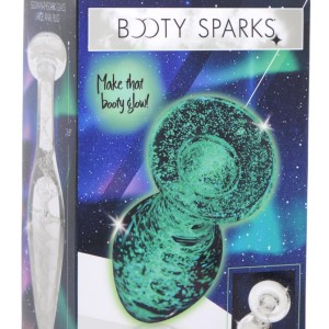 Plug en verre phosphorescent GLOW L 9.5 x 4cm Plug en verre phosphorescent GLOW L 9.5 x 4cm