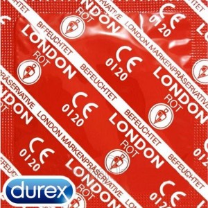 Préservatifs Durex London Fraise x12 Préservatifs Durex London Fraise x12