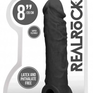 Gaine de pénis Realrock Curve 17 x 4.5cm Noire Gaine de pénis Realrock Curve 17 x 4.5cm Noire