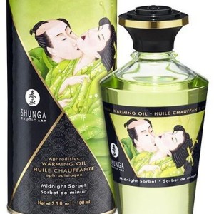 Huile de massage Chauffante Aphrodisiaque - Sorbet de MINUIT 100 mL Huile de massage Chauffante Aphrodisiaque - Sorbet de MINUIT 100 mL