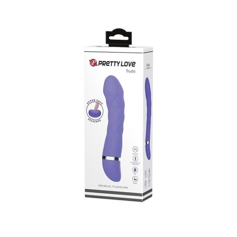 Vibromasseur Truda 19.5 x 3.5cm - Violet Vibromasseur Truda 19.5 x 3.5cm - Violet