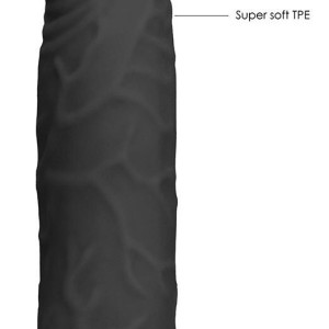 Gaine de pénis Realrock 16 x 4cm Noire Gaine de pénis Realrock 16 x 4cm Noire
