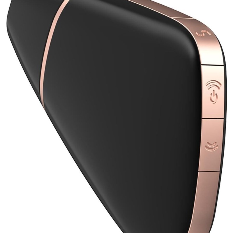Stimulateur de clitoris connecté Love Triangle Satisfyer Noir Stimulateur de clitoris connecté Love Triangle Satisfyer Noir
