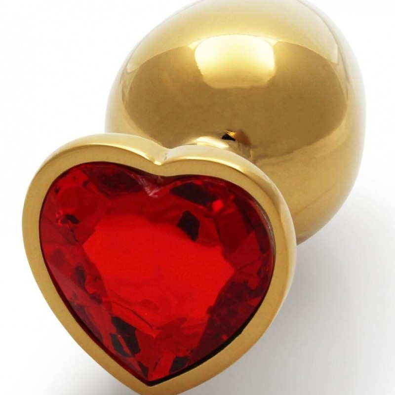 Bijou anal Heart Gem M 7 x 3.3cm Doré-Rouge Bijou anal Heart Gem M 7 x 3.3cm Doré-Rouge