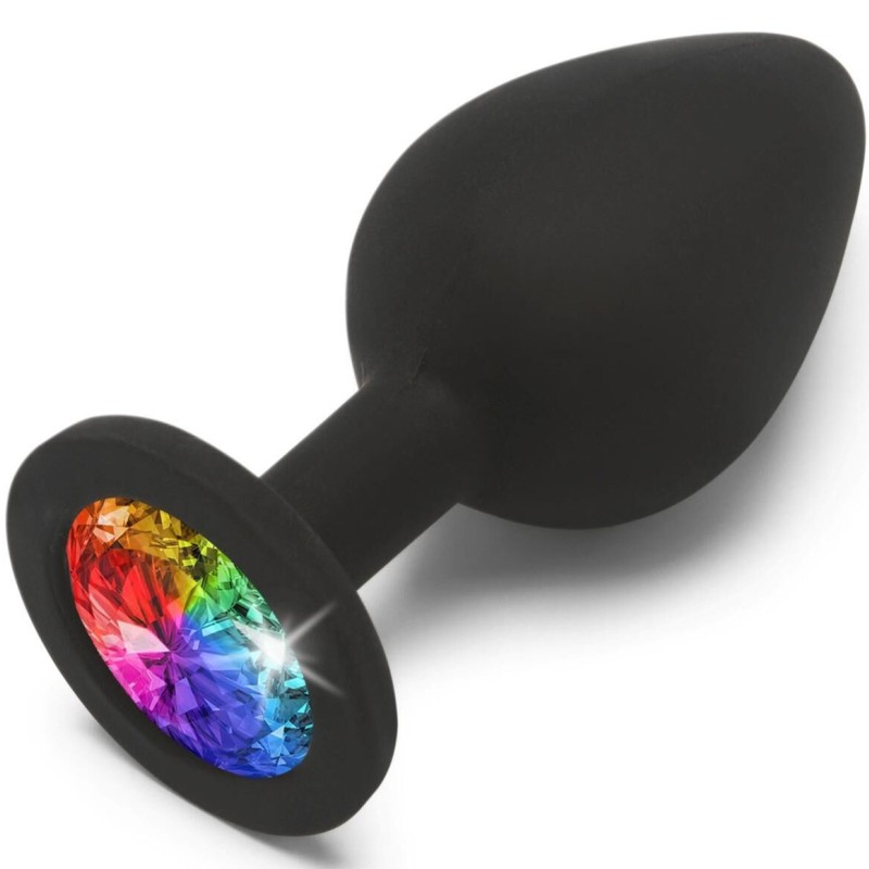 Plug Bijou Rainbow M 7 x 3.5 cm Plug Bijou Rainbow M 7 x 3.5 cm