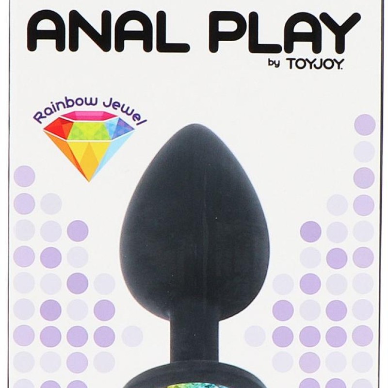Plug Bijou Rainbow M 7 x 3.5 cm Plug Bijou Rainbow M 7 x 3.5 cm