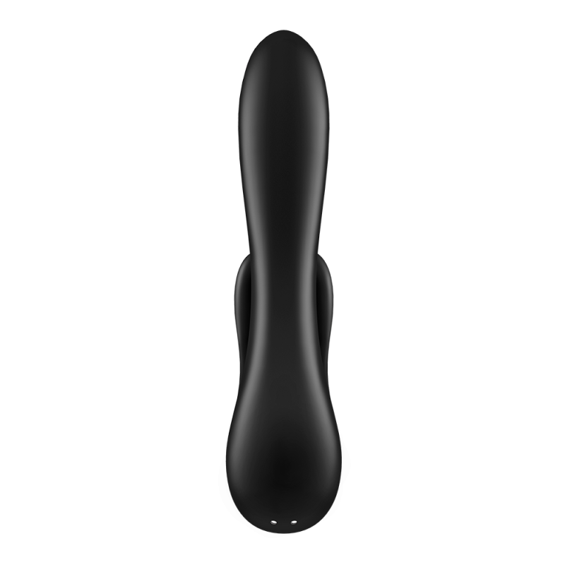 Vibromasseur rabbit noir double stimulation clitoris Double Flex Satisfyer - CC597809 Vibromasseur rabbit noir double stimulation clitoris Double Flex Satisfyer - CC597809