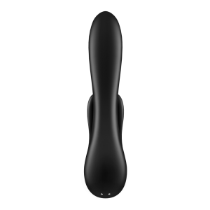 Vibromasseur rabbit noir double stimulation clitoris Double Flex Satisfyer - CC597809 Vibromasseur rabbit noir double stimulation clitoris Double Flex Satisfyer - CC597809