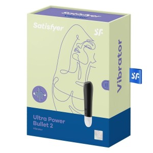 Vibromasseur noir USB Ultra Power Bullet 2 Satisfyer Vibromasseur noir USB Ultra Power Bullet 2 Satisfyer