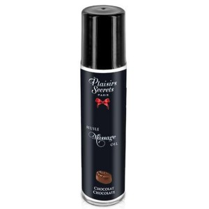 Huile comestible : huile de massage chocolat Huile comestible : huile de massage chocolat