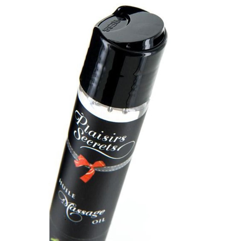 Plaisirs secrets : huile de massage comestible fraise Plaisirs secrets : huile de massage comestible fraise