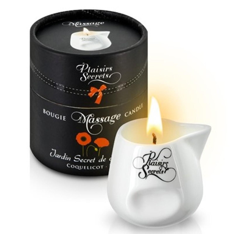 Bougie massage coquelicot sensuelle Bougie massage coquelicot sensuelle