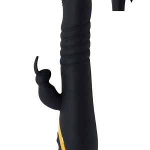 Vibromasseur Rabbit va-et-vient USB noir Twist 2 - Coeur Ardent Vibromasseur Rabbit va-et-vient USB noir Twist 2 - Coeur Ardent