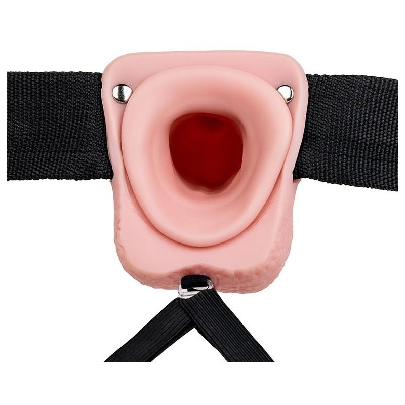 Gode ceinture creux Hollow Strap On RealRock 23 x 4.5cm Gode ceinture creux Hollow Strap On RealRock 23 x 4.5cm