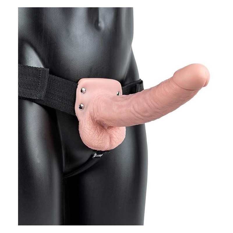 Gode ceinture creux Hollow Strap On RealRock 23 x 4.5cm Gode ceinture creux Hollow Strap On RealRock 23 x 4.5cm