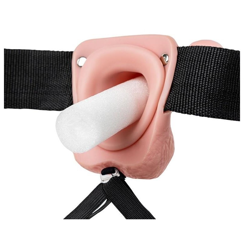 Gode ceinture creux Hollow Strap On RealRock 23 x 4.5cm Gode ceinture creux Hollow Strap On RealRock 23 x 4.5cm