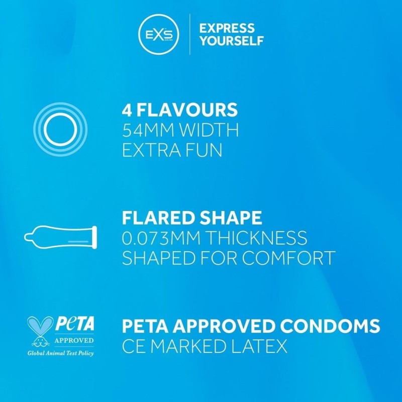 Préservatifs aromatisés Mixed Flavours x12 Préservatifs aromatisés Mixed Flavours x12