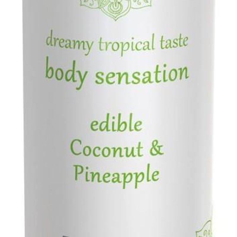 huile de massage Comestible Coco et Ananas 75mL huile de massage Comestible Coco et Ananas 75mL