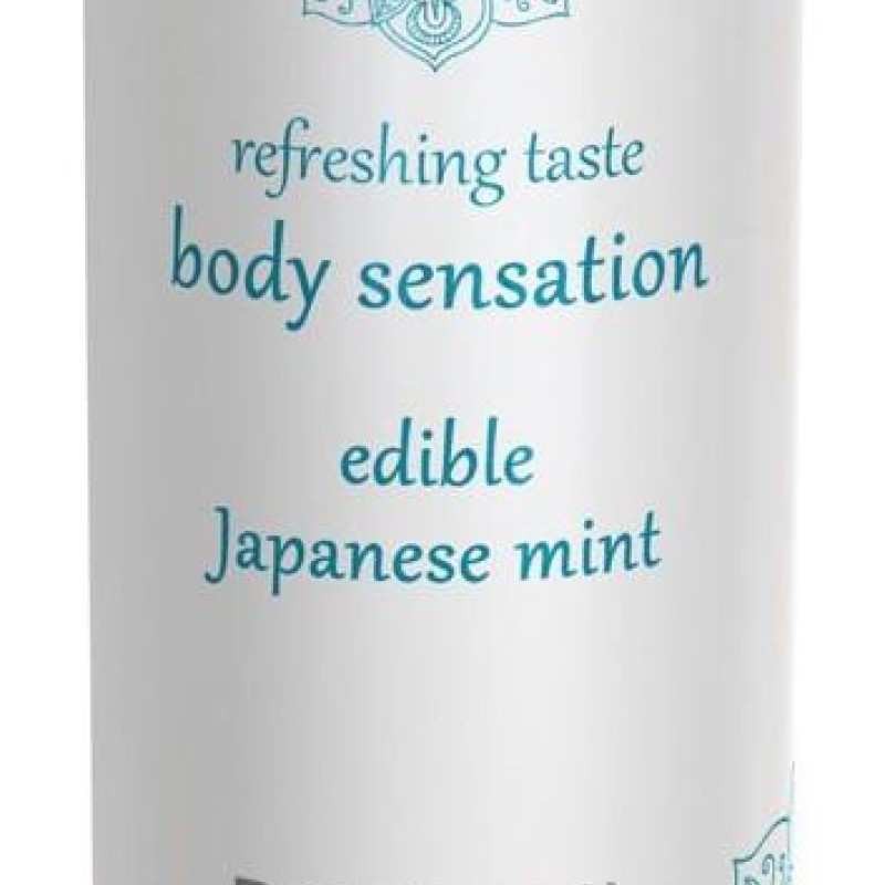Huile de massage Comestible - MENTHE JAPONAISE 75ml Huile de massage Comestible - MENTHE JAPONAISE 75ml