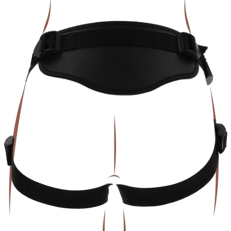 Harnais pour Gode ceinture Strap-On Deluxe Get Real Noir Harnais pour Gode ceinture Strap-On Deluxe Get Real Noir