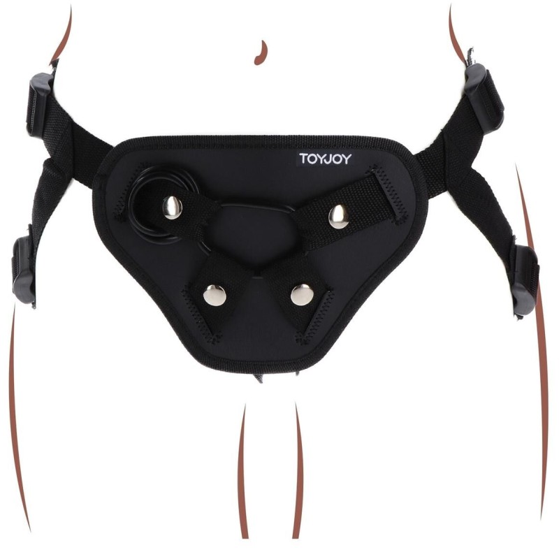Harnais pour Gode ceinture Strap-On Deluxe Get Real Noir Harnais pour Gode ceinture Strap-On Deluxe Get Real Noir