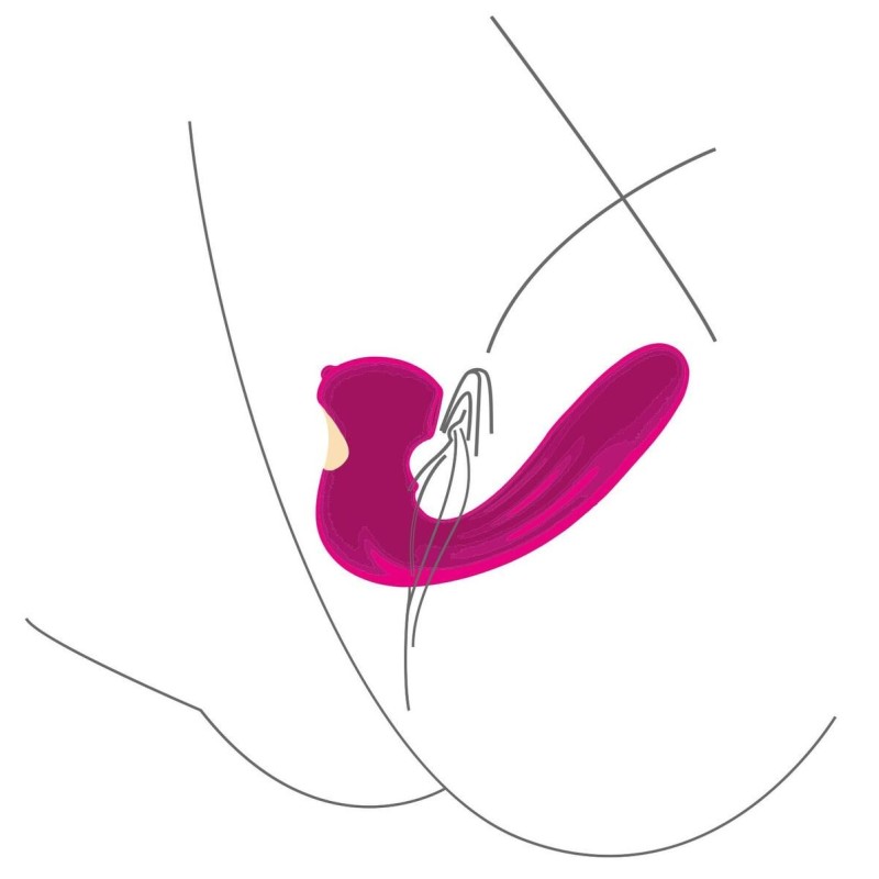Stimulateur de clitoris et point G Celestial 15cm Violet Stimulateur de clitoris et point G Celestial 15cm Violet