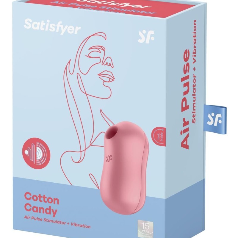 Stimulateur de clitoris Cotton Candy Satisfyer Rose Stimulateur de clitoris Cotton Candy Satisfyer Rose