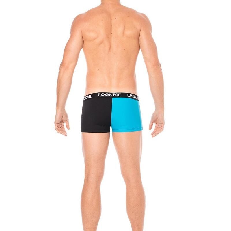 boxer sexy pour homme noir et bleu yin et yang - lingerie sexy homme pas cher boxer sexy pour homme noir et bleu yin et yang - lingerie sexy homme pas cher