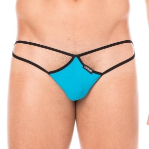 String bleu mini multi ficelles homme - lingerie sexy homme pas cher String bleu mini multi ficelles homme - lingerie sexy homme pas cher
