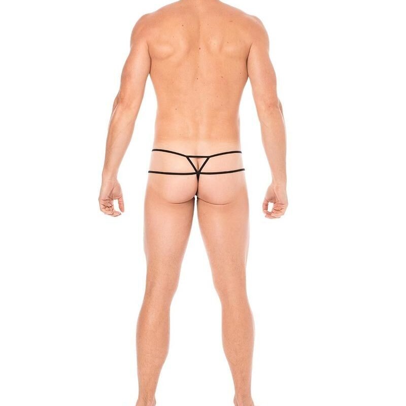 String bleu mini multi ficelles échancré homme - lingerie homme pas cher String bleu mini multi ficelles échancré homme - lingerie homme pas cher