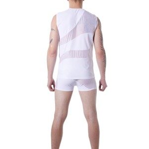 t-shirt débardeur blanc homme pas cher - lingerie sexy homme pas cher t-shirt débardeur blanc homme pas cher - lingerie sexy homme pas cher