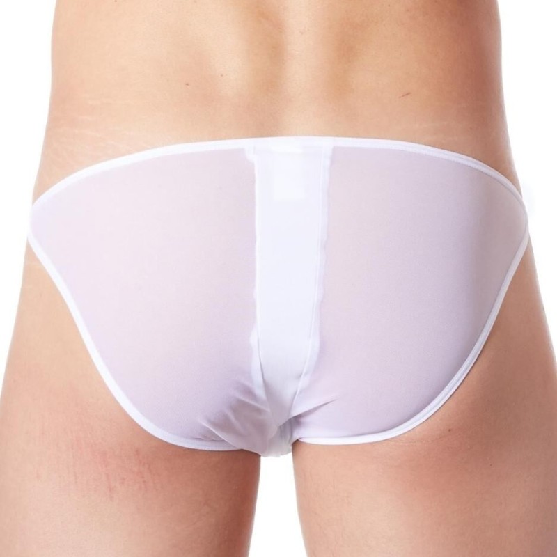 slip brief blanc fermeture éclair - lingerie sexy homme pas cher slip brief blanc fermeture éclair - lingerie sexy homme pas cher