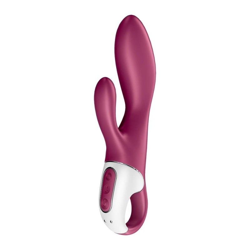 Rabbit chauffant connecté USB rouge Heated Affair Satisfyer - sextoy pas cher Rabbit chauffant connecté USB rouge Heated Affair Satisfyer - sextoy pas cher