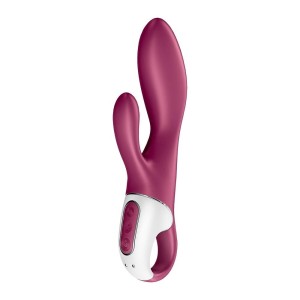 Rabbit chauffant connecté USB rouge Heated Affair Satisfyer - sextoy pas cher Rabbit chauffant connecté USB rouge Heated Affair Satisfyer - sextoy pas cher