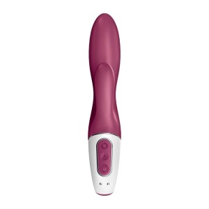 Rabbit chauffant connecté USB rouge Heated Affair Satisfyer - sextoy pas cher Rabbit chauffant connecté USB rouge Heated Affair Satisfyer - sextoy pas cher