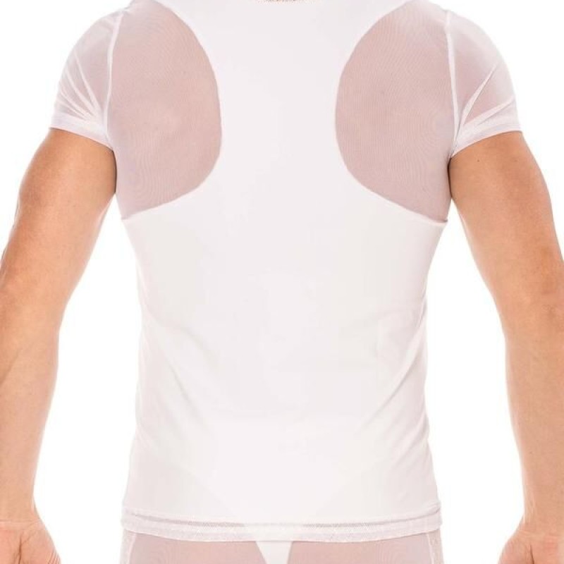 T-shirt blanc sexy pour homme - lingerie sexy homme pas cher T-shirt blanc sexy pour homme - lingerie sexy homme pas cher