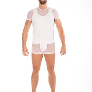 T-shirt blanc sexy pour homme - lingerie sexy homme pas cher T-shirt blanc sexy pour homme - lingerie sexy homme pas cher