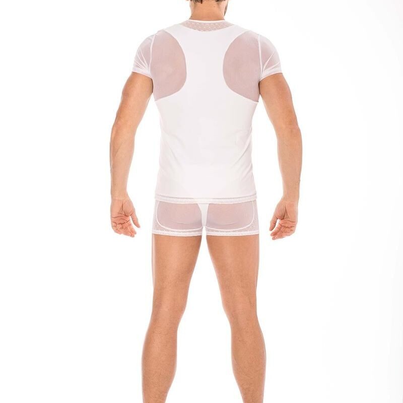 T-shirt blanc sexy pour homme - lingerie sexy homme pas cher T-shirt blanc sexy pour homme - lingerie sexy homme pas cher