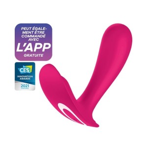 Vibromasseur portable avec commande par application smartphone - Satisfyer Vibromasseur portable avec commande par application smartphone - Satisfyer