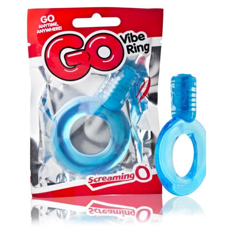 SCREAMING O - ANNEAU PÉNIEN VIBREUR GO BLEU SCREAMING O - ANNEAU PÉNIEN VIBREUR GO BLEU