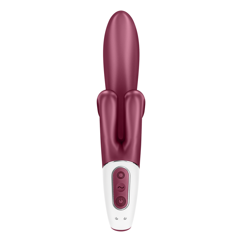 Vibromasseur rabbit point G rouge double stimulation clitoridienne Touch Me Satisfyer - CC597811SA Vibromasseur rabbit point G rouge double stimulation clitoridienne Touch Me Satisfyer - CC597811SA