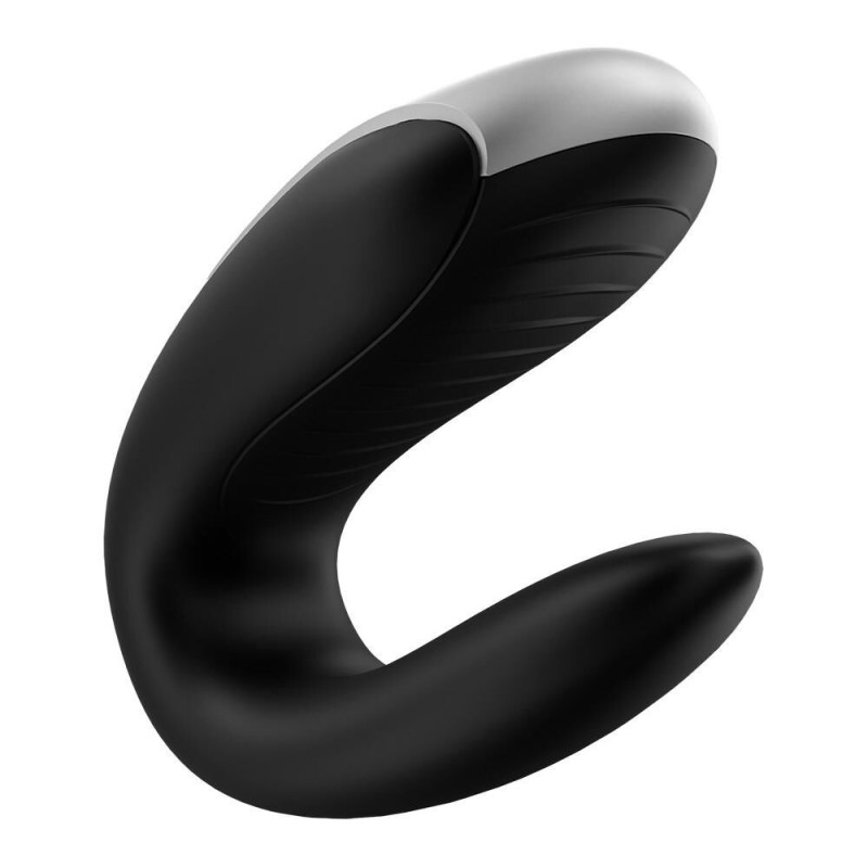 Sextoy pour couple connecté Double Fun Noir Satisfyer Sextoy pour couple connecté Double Fun Noir Satisfyer