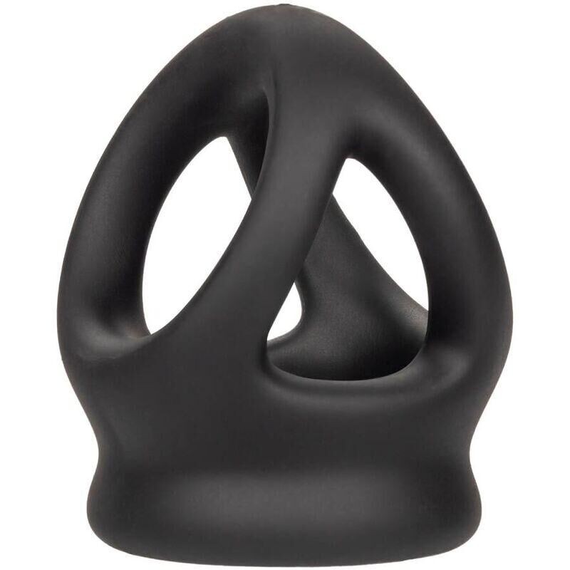 CALEXOTICS - ALPHA BAGUE DUAL CAGE NOIR CALEXOTICS - ALPHA BAGUE DUAL CAGE NOIR