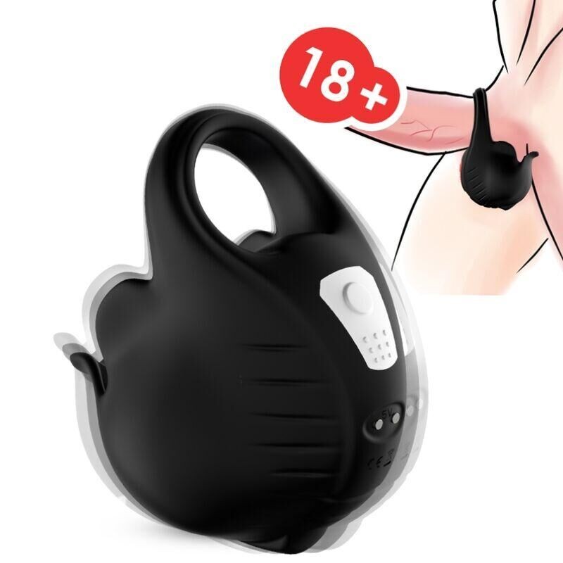 ARMONY - ANNEAU VIBRATEUR VENTOUSES NOIR ARMONY - ANNEAU VIBRATEUR VENTOUSES NOIR