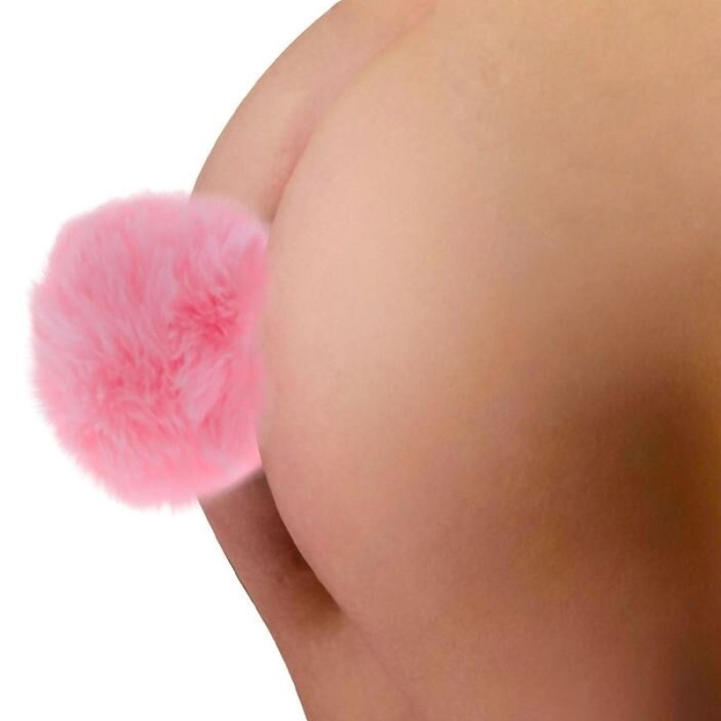 Plug Pompom 6 x 2.7cm Rose Plug Pompom 6 x 2.7cm Rose