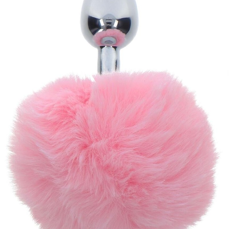 Plug Pompom 6 x 2.7cm Rose Plug Pompom 6 x 2.7cm Rose