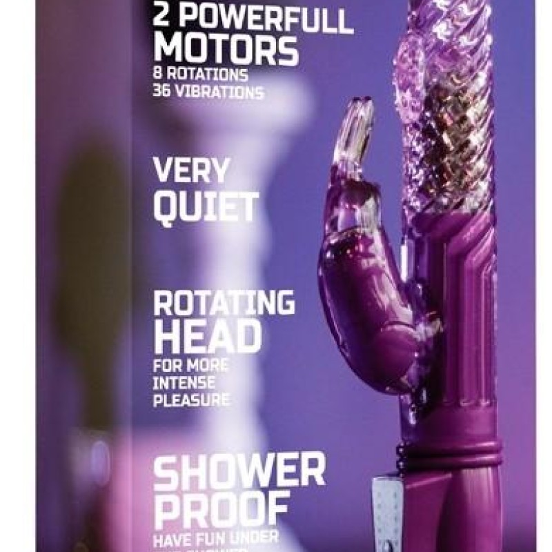 Vibro rabbit rotatif Vibe Coin 23cm Violet Vibro rabbit rotatif Vibe Coin 23cm Violet