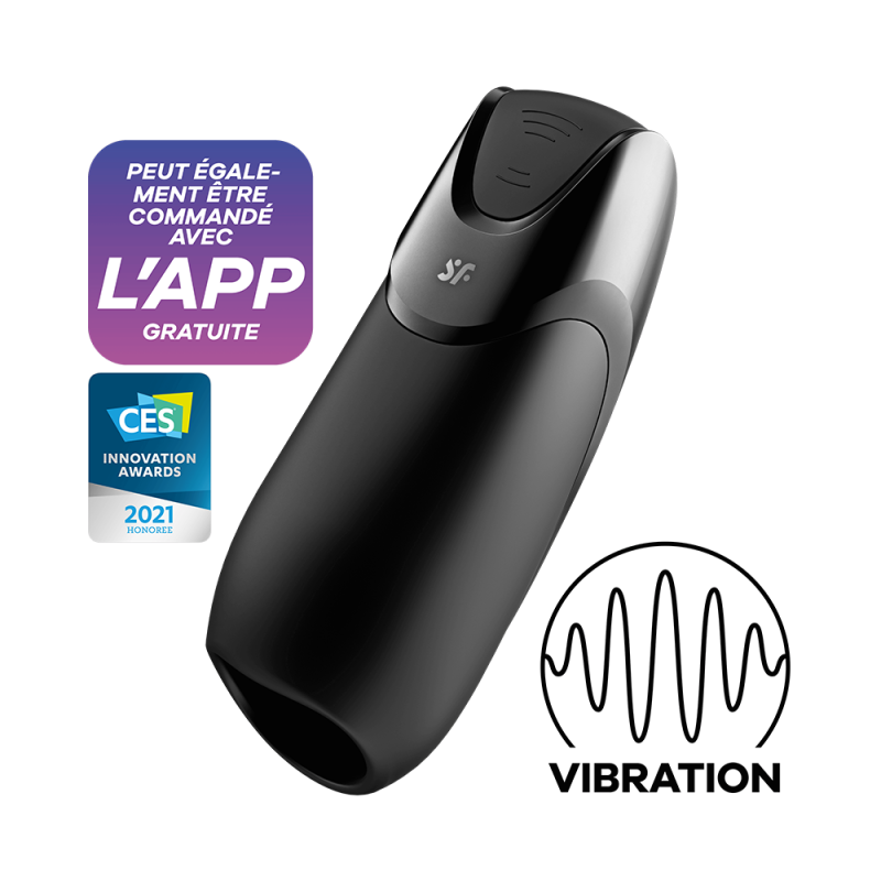Masturbateur connecté vibrant USB Men Vibration Satisfyer - CC597816 Masturbateur connecté vibrant USB Men Vibration Satisfyer - CC597816