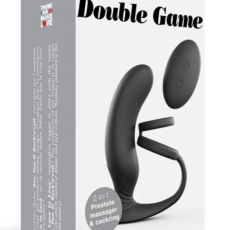 Stimulateur Prostate & Cockring Double Game - Love to Love Stimulateur Prostate & Cockring Double Game - Love to Love