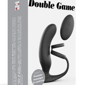Stimulateur Prostate & Cockring Double Game - Love to Love Stimulateur Prostate & Cockring Double Game - Love to Love